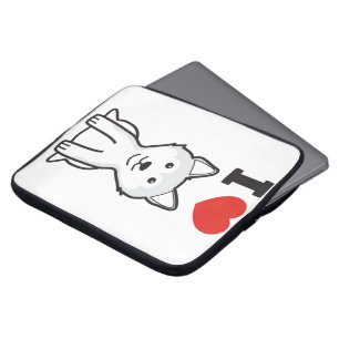 Funda Para Portátil Dibujo animado del perro de Shiba Inu