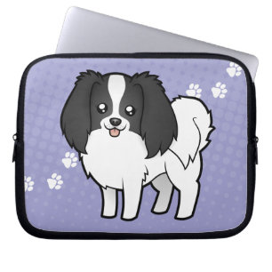 Funda Para Portátil Dibujo animado Phalene/japonés Chin