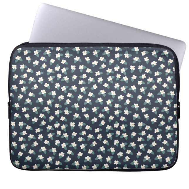 Funda Para Portátil Dibujo de flor (Frente)