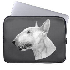 Funda Para Portátil Dibujo de lápiz de Bull Terrier