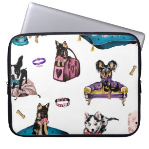 Funda Para Portátil Dibujo manual pintura al óleo lindo personalizado