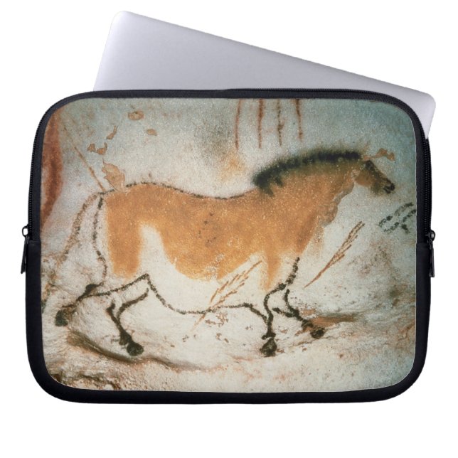 Funda Para Portátil Dibujos de cueva Lascaux Prehistórico francés (Frente)