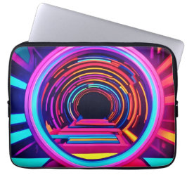 Funda Para Portátil Dimensiones de túnel de neón