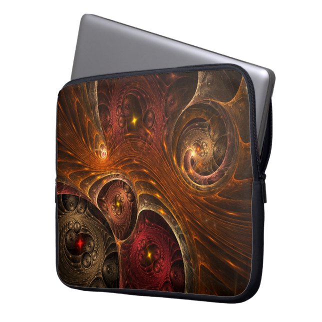 Funda Para Portátil Dimensiones entrelazadas (Anverso izquierdo)