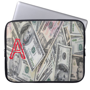 Funda Para Portátil Dinero de la manga de portátiles