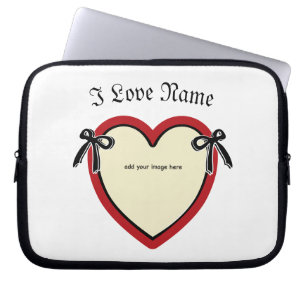 Funda Para Portátil Dingus Bows & Heart Personalizado