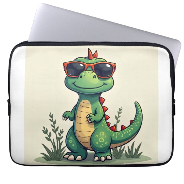 Funda Para Portátil dinosaurio (Frente)