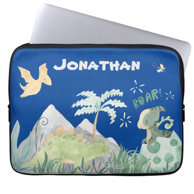 Funda Para Portátil Dinosaurio (Frente)