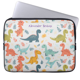 Funda Para Portátil Dinosaurio lindo personalizado