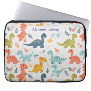 Funda Para Portátil Dinosaurio lindo personalizado