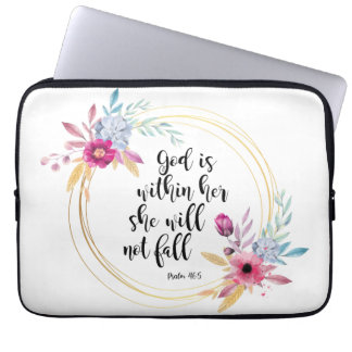 Funda Para Portátil Dios está dentro de su salmo 46:5
