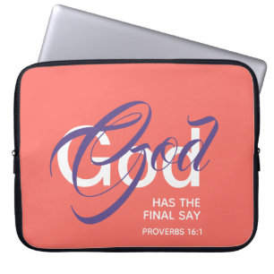 FUNDA PARA PORTÁTIL DIOS TIENE FINALMENTE LA PALABRA DE MÓDULO