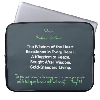 Funda Para Portátil Discerning Heart Excellence Laptop Sleeve