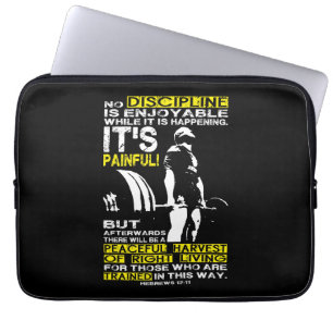 Funda Para Portátil DISCIPLINA - Motivación del entrenamiento con retr
