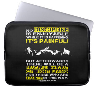 Funda Para Portátil DISCIPLINA - Motivación del entrenamiento con retr