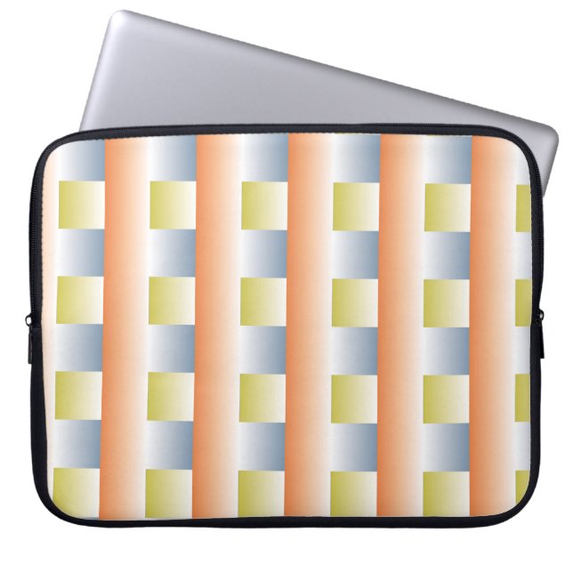 Funda Para Portátil Diseñador de patrones de repetición de gradiente d (Frente)