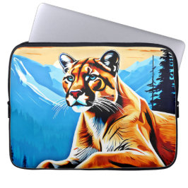 Funda Para Portátil Diseño Alpine Cougar View
