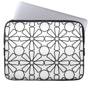 Funda Para Portátil Diseño árabe de patrón geométrico islámico