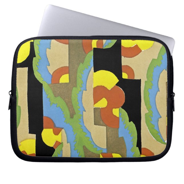 Funda Para Portátil Diseño Art Deco #9 @ Emporio Moffa (Frente)