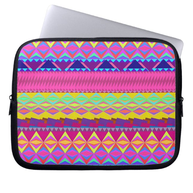 Funda Para Portátil Diseño azteca de moda lindo femenino de los Andes (Frente)