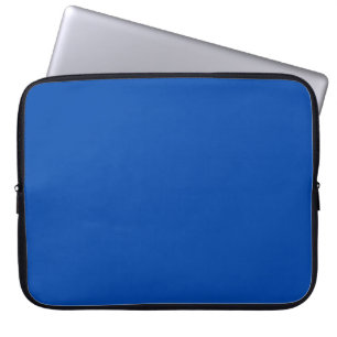 Funda Para Portátil Diseño azul cobalto sólido