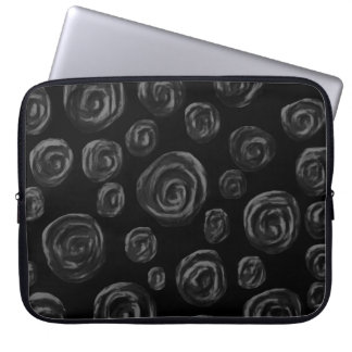 Funda Para Portátil Diseño color de rosa negro del modelo