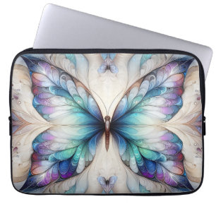 Funda Para Portátil Diseño colorido y abstracto de mariposa