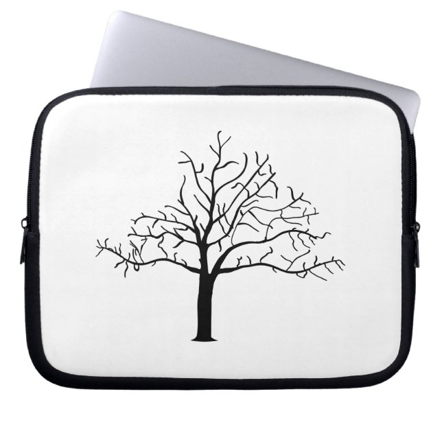 Funda Para Portátil Diseño de árbol básico (Frente)