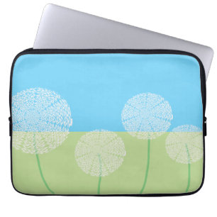 Funda Para Portátil Diseño de arte de Dandelion único