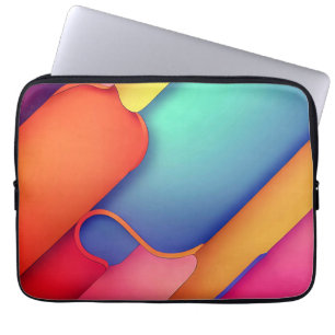 Funda Para Portátil Diseño de arte moderno Folds de color