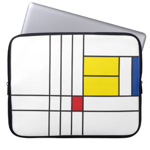 Funda Para Portátil Diseño de Arte Moderno Minimalista De Stijl Mondri