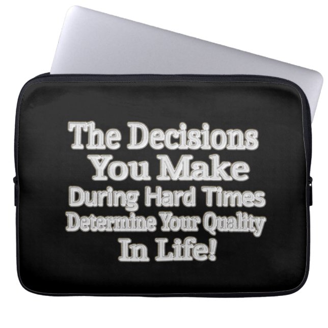 Funda Para Portátil Diseño de Artesanía Cuidada "¡Su Calidad En La Vid (Frente)