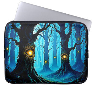 Funda Para Portátil Diseño de bosque de ojos de fantasía oscura