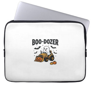 Funda Para Portátil Diseño de Bulldozer Fantasma de Halloween Boo-Doze