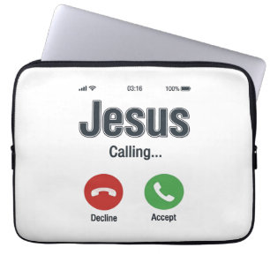 Funda Para Portátil Diseño de camiseta cristiana de pantalla de teléfo