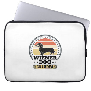 Funda Para Portátil Diseño de camiseta de dachshund abuelo perro wiene