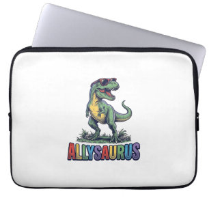 Funda Para Portátil Diseño de camiseta de gafas de sol de dinosaurio v