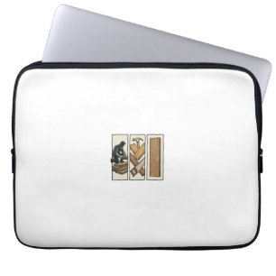 Funda Para Portátil Diseño de camiseta de grabado de herramientas anti