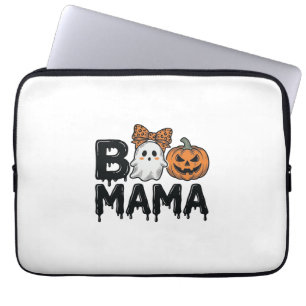 Funda Para Portátil Diseño de camiseta de Mama Fantasma de Halloween C