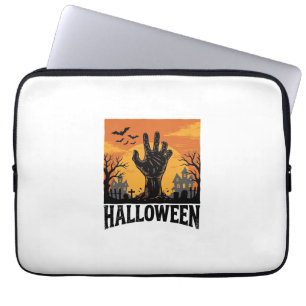 Funda Para Portátil Diseño de camiseta de mano de zombie de cementerio