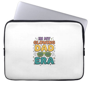 Funda Para Portátil Diseño de camiseta de papá de gafas de sol retro d