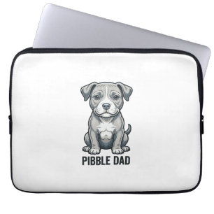 Funda Para Portátil Diseño de camiseta de perro con grabado vintage Pi