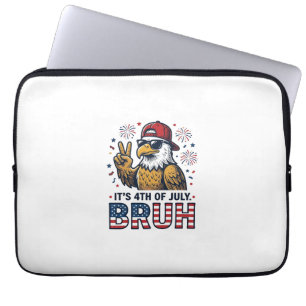 Funda Para Portátil Diseño de camiseta patriótica Funny 4th of July Ea