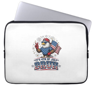 Funda Para Portátil Diseño de camiseta patriótica Funny 4th of July Ea