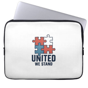 Funda Para Portátil Diseño de camiseta patriótica pieza de rompecabeza