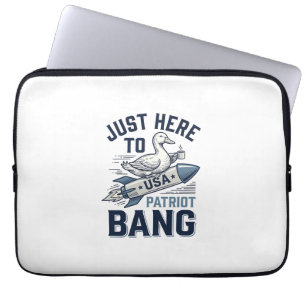 Funda Para Portátil Diseño de camiseta vectorial vintage de cohete de 