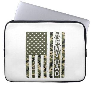 Funda Para Portátil Diseño de camiseta vintage de la bandera americana