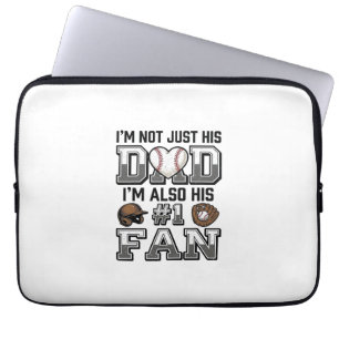 Funda Para Portátil Diseño de camiseta vintage fanático número 1 de Pa