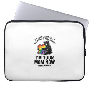 Funda Para Portátil Diseño de camiseta vintage Orgullo Oso Abrazo Mamá