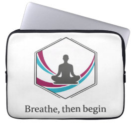 Funda Para Portátil Diseño de cita de meditación mindfulness